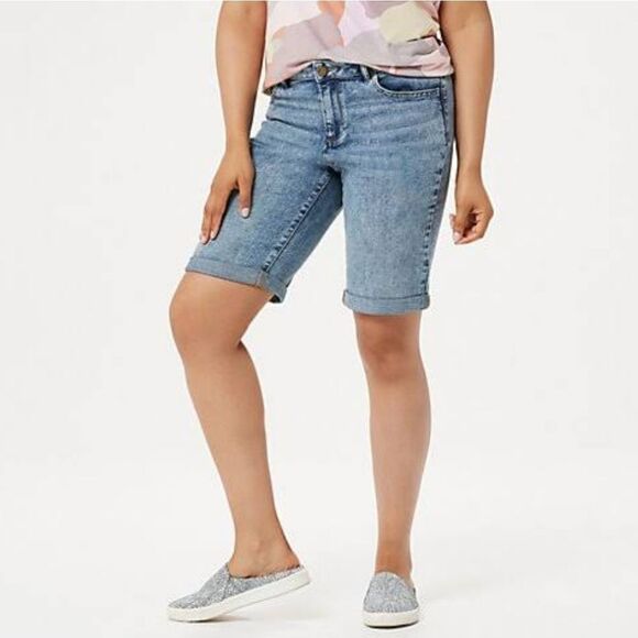 LUCKY BRAND WOMEN’S BERMUDA STYLE JEAN SHORT - Picture 12 of 12